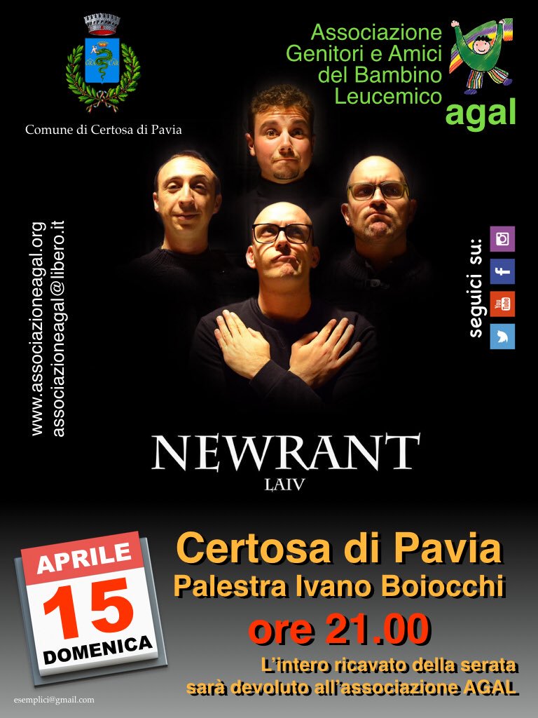 Newrant LAIV” pro-AGAL a Certosa di Pavia - AGAL